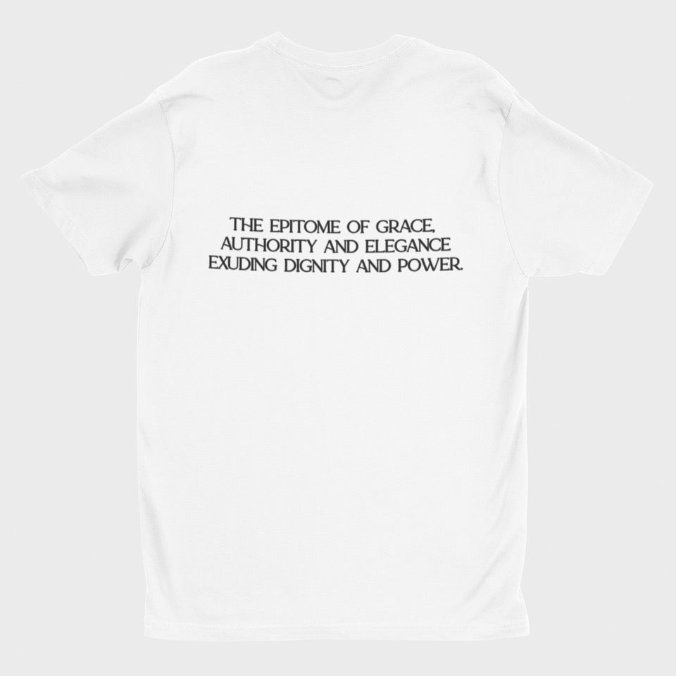 Majestic Queen White Short Sleeve T-Shirt