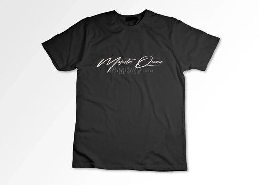 Majestic Queen Redefined Black Short Sleeve T-Shirt