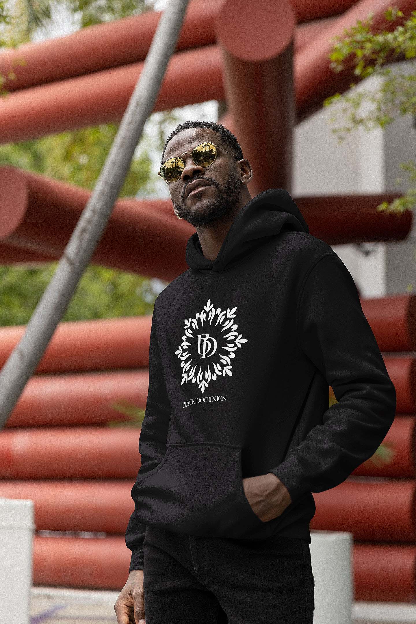 Black Dominion Black Pullover Hoodie